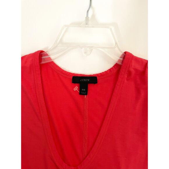 J. Crew Maxi Dress Hot Pink Peach Size XS Petite - Picture 3 of 6